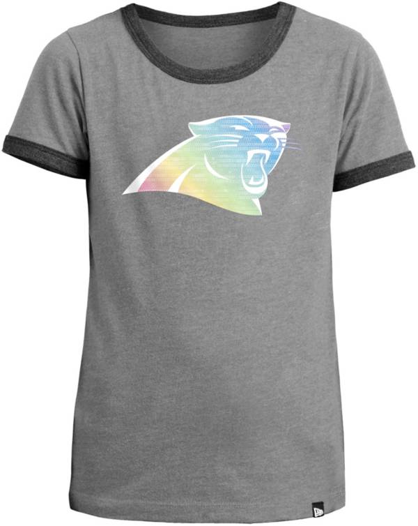 New Era Apparel Girls' Carolina Panthers Candy Sequins T-Shirt product image
