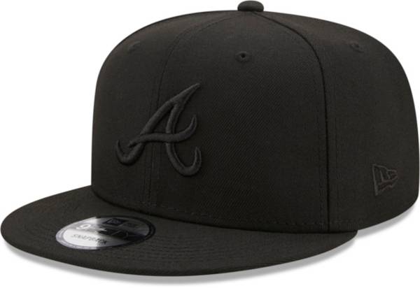 New Era Men's Atlanta Braves Black 9Fifty Color Pack Adjustable Hat