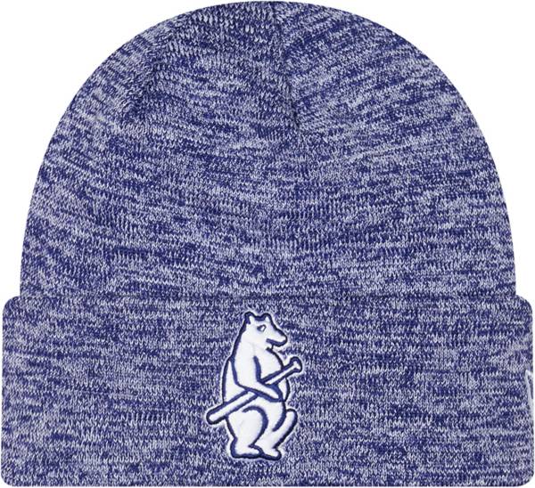 New Era Men's Chicago Cubs Blue Layer Knit Hat product image