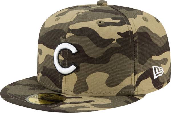 New Era Men's Chicago Cubs Camo Armed Forces 59Fifty Fitted Hat