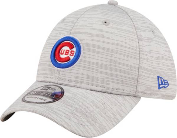 New Era Men's Chicago Cubs Grey 39Thirty Stretch Fit Hat