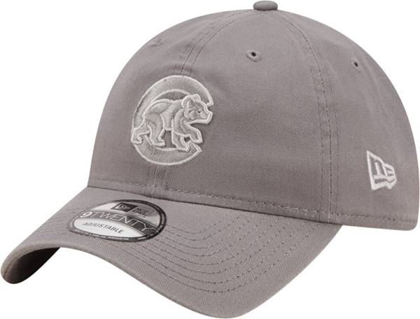 New Era Men's Chicago Cubs Grey Core Classic 9Twenty Adjustable Hat