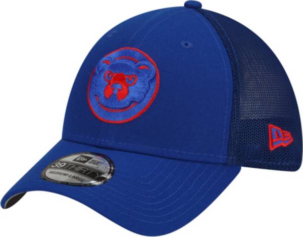 New Era Men's Chicago Cubs Blue 39Thirty Stretch Fit Hat