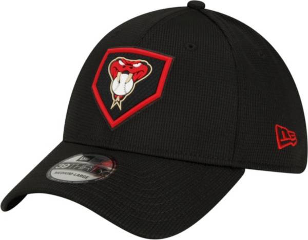 New Era Men's Arizona Diamondbacks Black Distinct 39Thirty Stretch Fit Hat