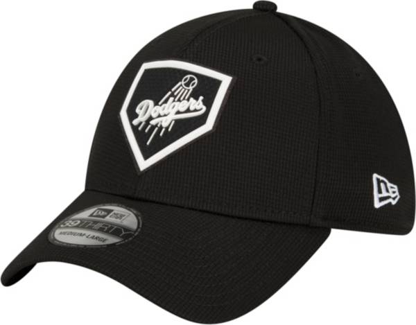 New Era Men's Los Angeles Dodgers Black Club 39Thirty Stretch Fit Hat