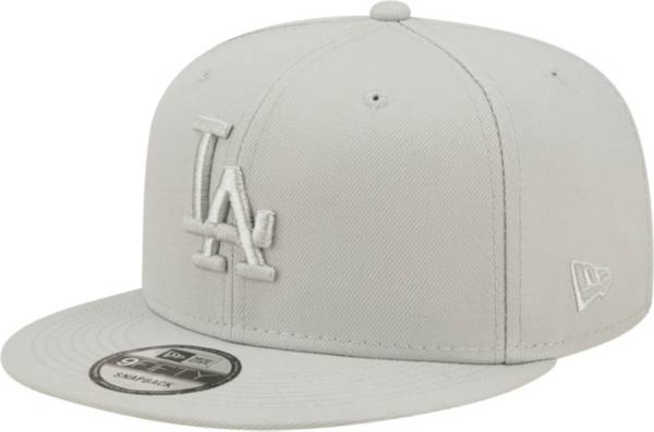 New Era Men's Los Angeles Dodgers Grey 9Fifty Adjustable Snapback Hat