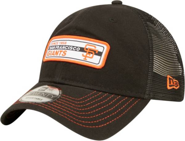 New Era Men's San Francisco Giants Black 9Twenty Adjustable Hat