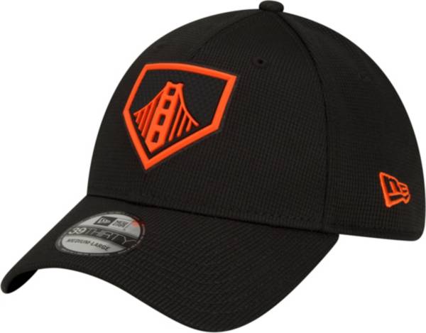 New Era Men's San Francisco Giants Black Distinct 39Thirty Stretch Fit Hat