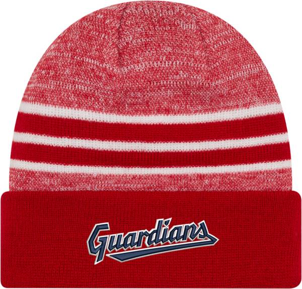 New Era Men's Cleveland Guardians Red Knit Beanie