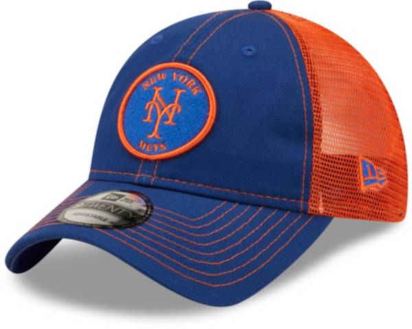 New Era Men's New York Mets Blue 9Twenty Circle Adjustable Hat