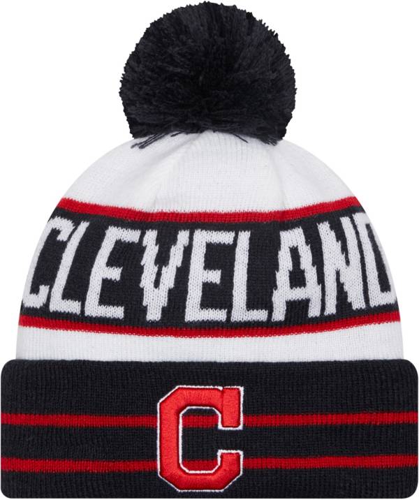 New Era Men's Cleveland Indians Navy Fan Favorite Knit Hat