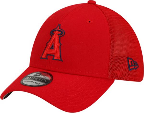 New Era Men's Los Angeles Angels Red 39Thirty Stretch Fit Hat