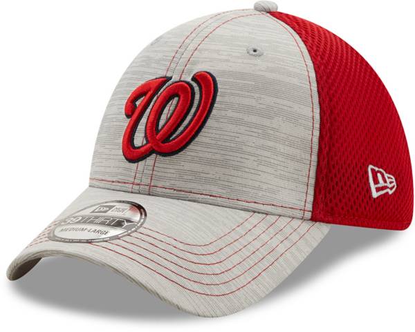 New Era Men's Washington Nationals Red 39Thirty Prime Stretch Fit Hat