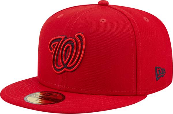 New Era Men's Washington Nationals Red 59Fifty Fitted Hat