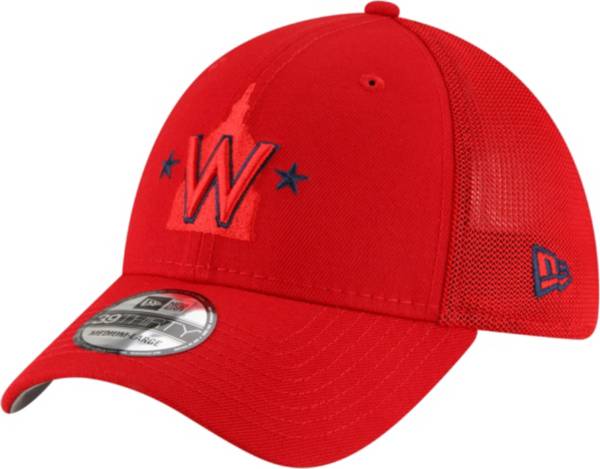 New Era Men's Washington Nationals Red 39Thirty Stretch Fit Hat