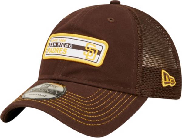 New Era Men's San Diego Padres Brown 9Twenty Adjustable Hat