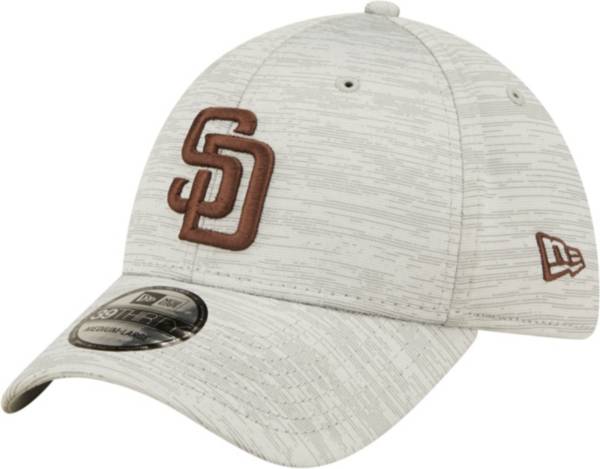 New Era Men's San Diego Padres Gray 39Thirty Stretch Fit Hat