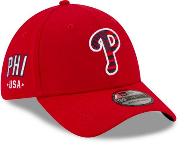 New Era Men's Philadelphia Phillies Red 4th of July 39Thirty Fitted Hat