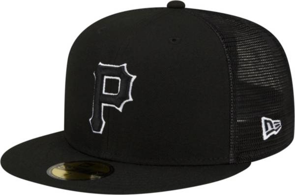 New Era Men's Pittsburgh Pirates Black 59Fifty Fitted Hat