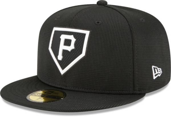 New Era Men's Pittsburgh Pirates Black 59Fifty Club Fitted Hat