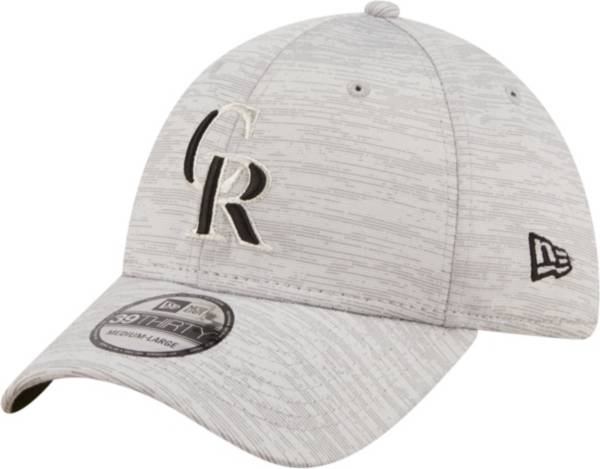 New Era Men's Colorado Rockies Gray 39Thirty Stretch Fit Hat