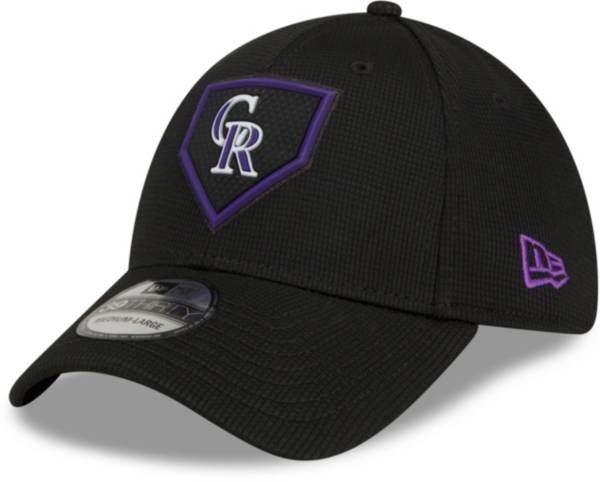 New Era Men's Colorado Rockies Black 39Thirty Club Alternate Stretch Fit Hat