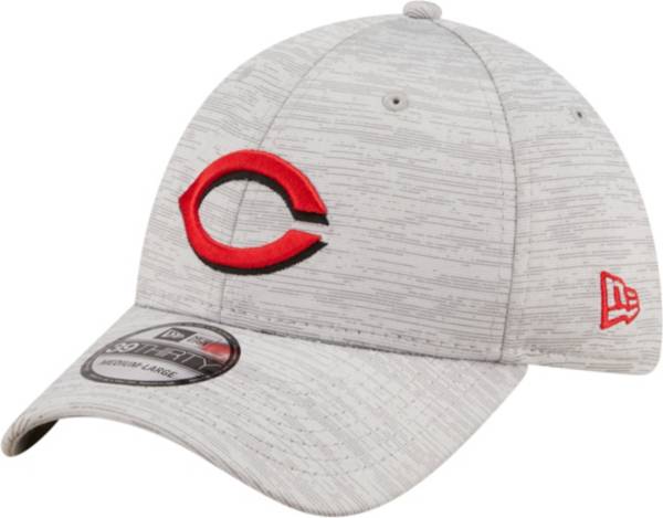 New Era Men's Cincinnati Reds Gray 39Thirty Stretch Fit Hat