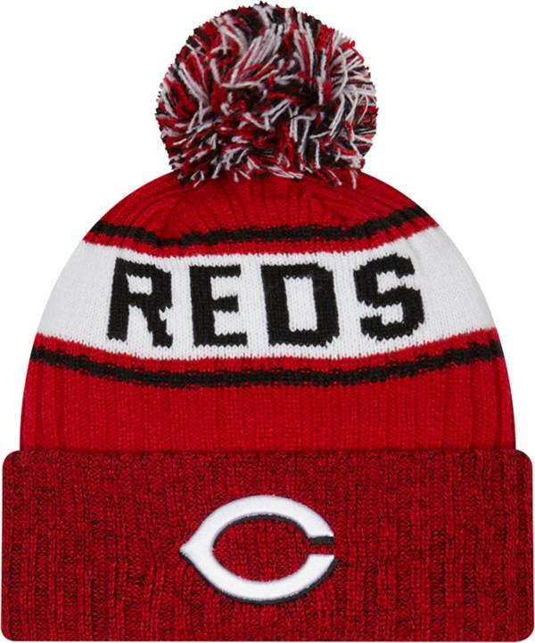 New Era Men's Cincinnati Reds Red Marl Knit Beanie