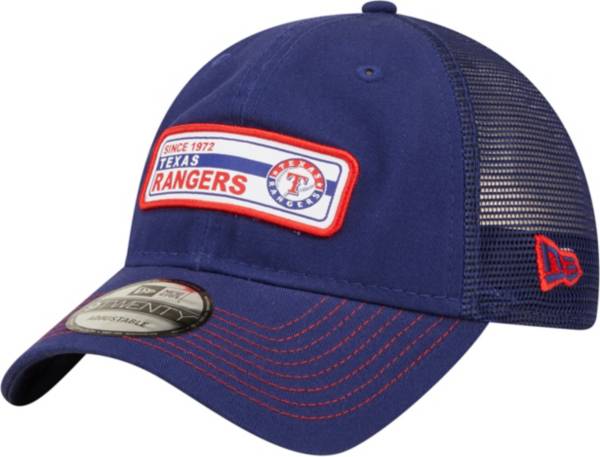 New Era Men's Texas Rangers Blue 9Twenty Adjustable Hat