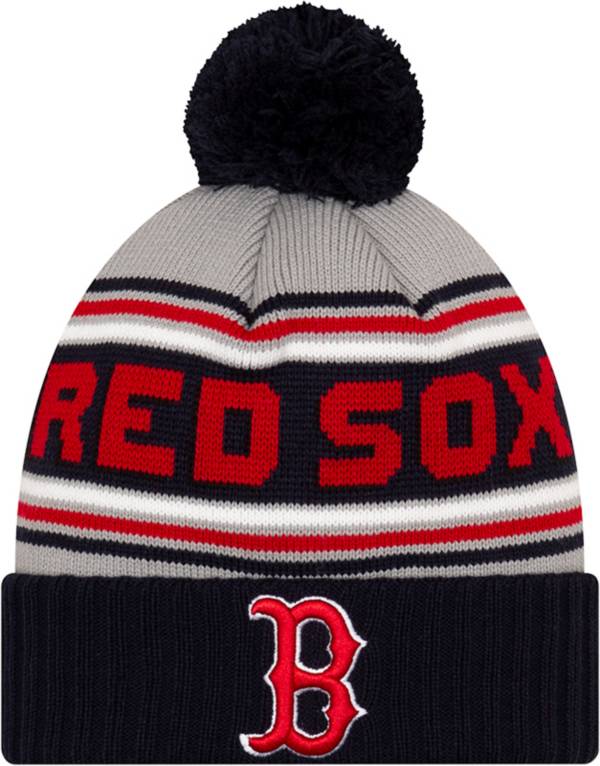 New Era Men's Boston Red Sox Navy Cheer Knit Hat