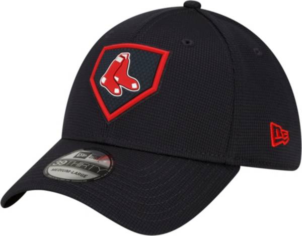 New Era Men's Boston Red Sox Navy Distinct 39Thirty Stretch Fit Hat