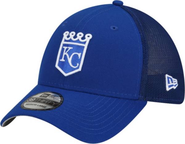 New Era Men's Kansas City Royals Blue 39Thirty Stretch Fit Hat