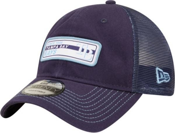 New Era Men's Tampa Bay Rays Navy 9Twenty Adjustable Hat