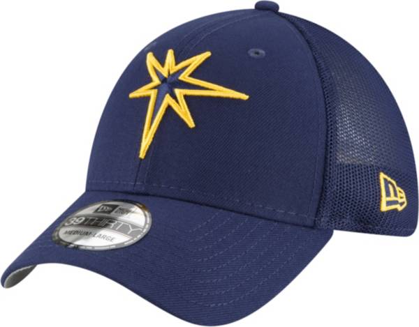 New Era Men's Tampa Bay Rays Navy 39Thirty Stretch Fit Hat