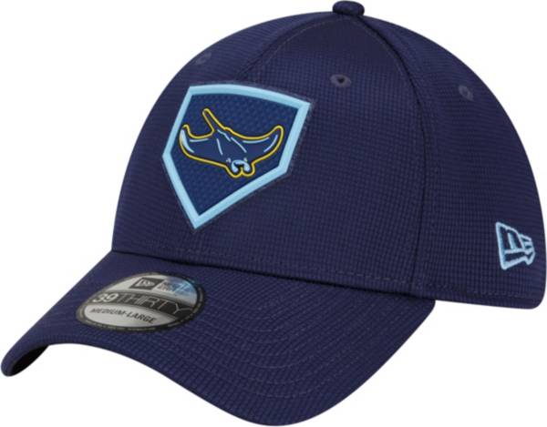 New Era Men's Tampa Bay Rays Navy Distinct 39Thirty Stretch Fit Hat