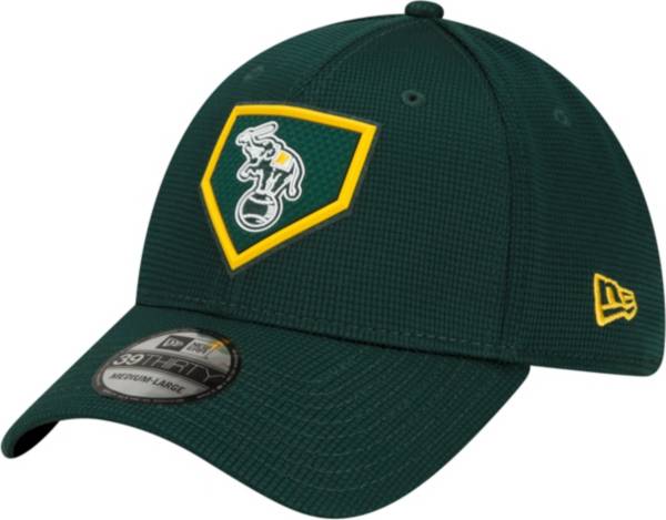 New Era Men's Oakland Athletics Green Distinct 39Thirty Stretch Fit Hat