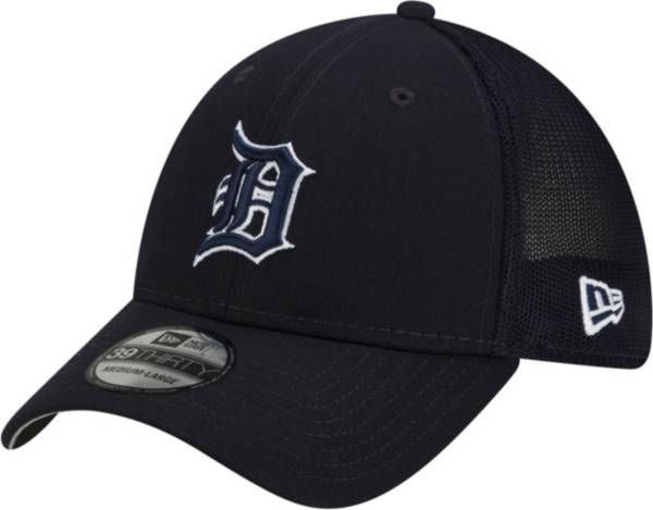 New Era Men's Detroit Tigers Black 39Thirty Stretch Fit Hat