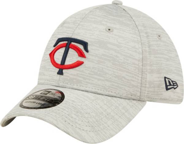 New Era Men's Minnesota Twins Gray 39Thirty Stretch Fit Hat