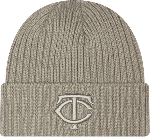 New Era Men's Minnesota Twins Grey Core Classic Knit Hat