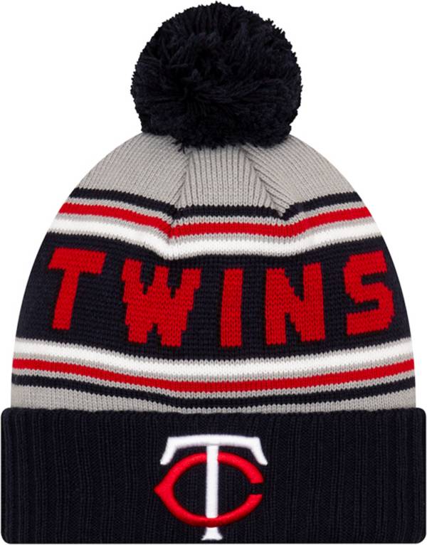 New Era Men's Minnesota Twins Navy Cheer Knit Hat