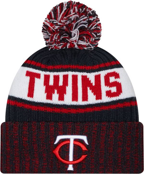 New Era Men's Minnesota Twins Navy Marl Knit Beanie