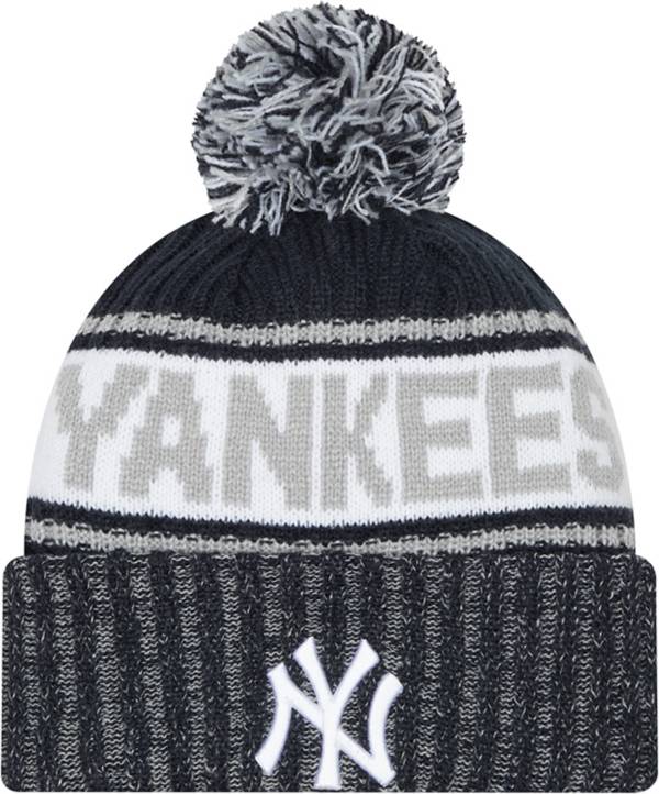 New Era Men's New York Yankees Navy Marl Knit Beanie