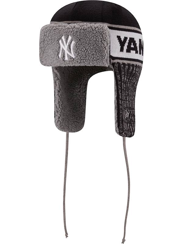 New Era Men's New York Yankees Navy Trapper Knit Hat