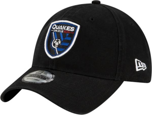 New Era Men's San Jose Earthquakes Black Core Classic 9Twenty Adjustable Hat