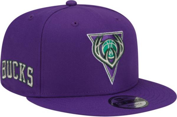 New Era Men's 2021-22 City Edition Milwaukee Bucks Green 9Fifty Adjustable Hat