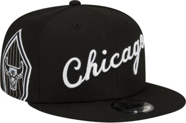New Era Men's 2021-22 City Edition Chicago Bulls Black 9Fifty Adjustable Hat product image