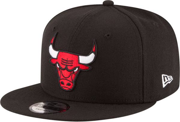 New Era Men's Chicago Bulls Black 9Fifty Adjustable Hat