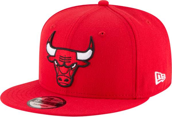 New Era Men's Chicago Bulls Red 9Fifty Adjustable Hat