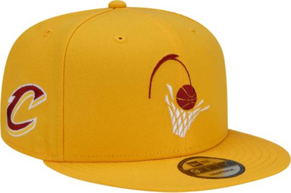 New Era Men's 2021-22 City Edition Cleveland Cavaliers Yellow 9Fifty Adjustable Hat