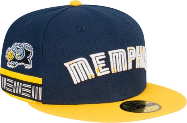 New Era Men's 2021-22 City Edition Memphis Grizzlies Blue 59Fifty Fitted Hat